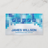 プロフェッショナルプールクリーニングサービス 名刺 (正面)
