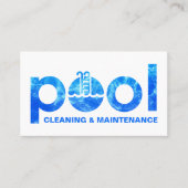 プロフェッショナルプールクリーニングサービス 名刺 (正面)