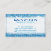 プロフェッショナルプールクリーニングサービス 名刺 (裏面)