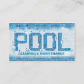 プロフェッショナルプールクリーニングサービス 名刺 (正面)