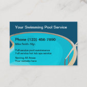 プロフェッショナルプール及びスパサービス 名刺 (正面)