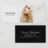 プロフェッショナルヘアサロン、スタイリスト 名刺 (正面/裏面)