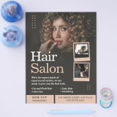 プロフェッショナルヘアサロン/美容業 チラシ (シングル)