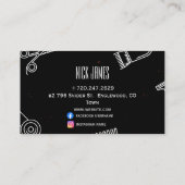 プロフェッショナルヘアサロンQRコードスキャンしてブック 名刺 (裏面)