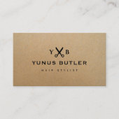 プロフェッショナルヘアスタイリストモノグラムクラフト 名刺 (正面)