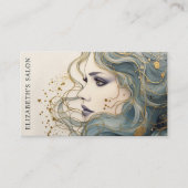 プロフェッショナルヘアスタイリスト美しいサロン 名刺 (正面)