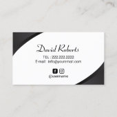 プロフェッショナルヘアタトゥー頭皮マイクロ色素沈着 名刺 (裏面)