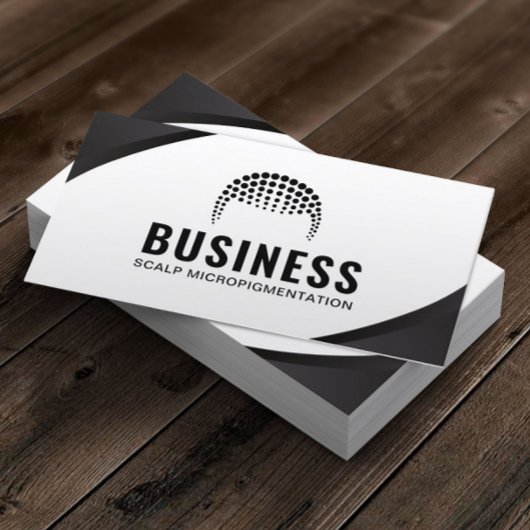 プロフェッショナルヘアタトゥー頭皮マイクロ色素沈着 名刺