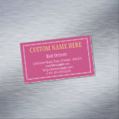 プロフェッショナルヘアドレッサー磁気名刺 マグネット名刺 (インサイチュ)