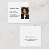 プロフェッショナルヘッドショット名刺 コーリングカード (正面/裏面)