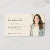 プロフェッショナルヘッドショット実在エステート名刺 名刺 (正面)