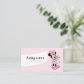 プロフェッショナルベビーシッターのサービス:信頼気に可能 名刺 (スタンド正面)