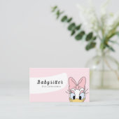 プロフェッショナルベビーシッターのサービス：信頼気に可能 名刺 (スタンド正面)