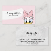 プロフェッショナルベビーシッターのサービス：信頼気に可能 名刺 (正面/裏面)
