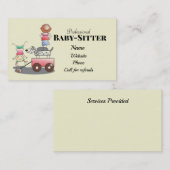 プロフェッショナルベビーシッターの名刺 名刺 (正面/裏面)