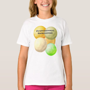 プロフェッショナルベビーシッターPASTELサークル気に子 Tシャツ