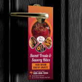 プロフェッショナルベーカリーショップスウィートトリートパティシシェフ ドアノブサイン