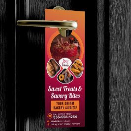 プロフェッショナルベーカリーショップスウィートトリートパティシシェフ ドアノブサイン