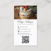 プロフェッショナルベーカリーフォトQRコード 名刺 (裏面)