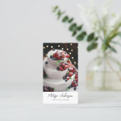 プロフェッショナルベーカリーフォトQRコード 名刺 (スタンド正面)