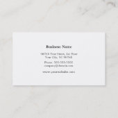 プロフェッショナルベージエレガントュ名刺 名刺 (裏面)