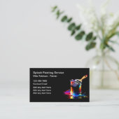 プロフェッショナルペイカラフルン絵を描缶 名刺 (スタンド正面)