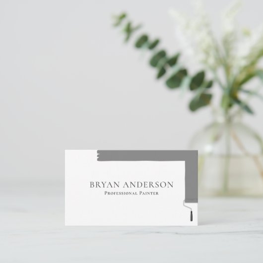 プロフェッショナルペインタ-絵を描ローラ 名刺 (スタンド正面)