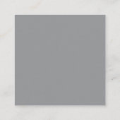 プロフェッショナルペットグルーマースクエア名刺 スクエア名刺 (裏面)