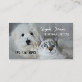 プロフェッショナルペットケアビジネスカード 名刺 (正面)