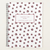 プロフェッショナルペットサロンバラ金ゴールドポーズアポイントメント プランナー手帳 (正面)