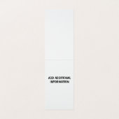 プロフェッショナルペットフォトグラファー折り畳み名刺 名刺 (内部フラット)