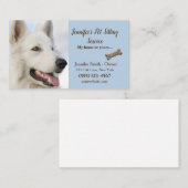 プロフェッショナルペット座るかドッグウォーカー 名刺 (正面/裏面)