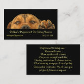 プロフェッショナルペット着座事業 名刺 (正面/裏面)