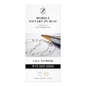 プロフェッショナルペンのロゴQRコード公証人公募価格 ラックカード (正面)