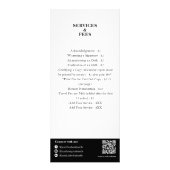 プロフェッショナルペンのロゴQRコード公証人公募価格 ラックカード (裏面)