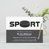 プロフェッショナルホッケー引退コーチ選手 招待状 (スタンド正面)