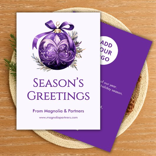 プロフェッショナルホリデーカード | ロゴとWebサイト シーズンカード
