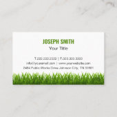 プロフェッショナルホワイトグリーングラスローンサービス 名刺 (裏面)