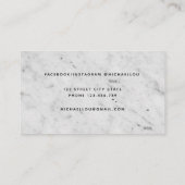 プロフェッショナルホワイトマモダンーン 名刺 (裏面)