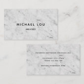プロフェッショナルホワイトマモダンーン 名刺 (正面/裏面)