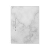 プロフェッショナルホワイトマーブル ノートパッド (回転)