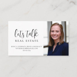 プロフェッショナルホワイトレッツトークエステート実在 名刺