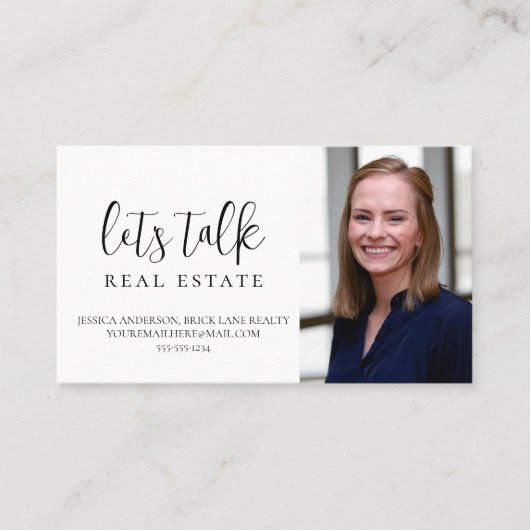 プロフェッショナルホワイトレッツトークエステート実在 名刺 (正面)