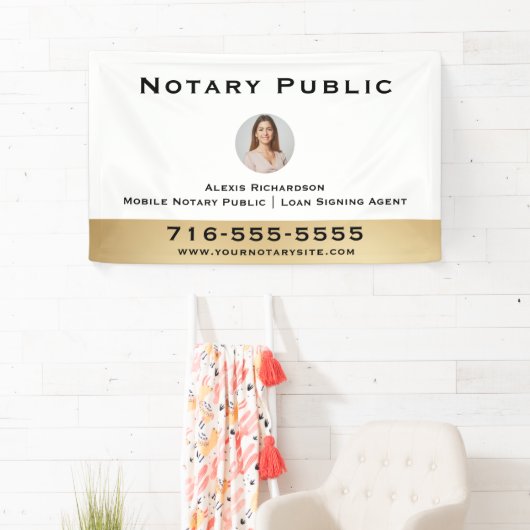 プロフェッショナルホワイト公証人ラウンドフォトマーケティング 横断幕 (インサイチュ)