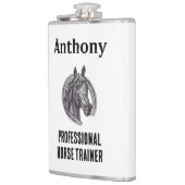 プロフェッショナルホーストレーナー白黒スケッチマーレ フラスク (左)