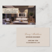 プロフェッショナルホームインテリアデザイン 名刺 (正面/裏面)