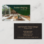 プロフェッショナルホームステージング 名刺 (正面/裏面)