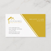 プロフェッショナルホーム実在エステートエージェントロゴイエロー 名刺 (裏面)