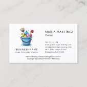 プロフェッショナルホーム清掃メイドサービス 名刺 (正面)