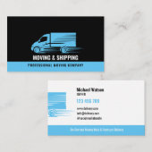 プロフェッショナルボックストラック移動搬送運搬 名刺 (正面/裏面)